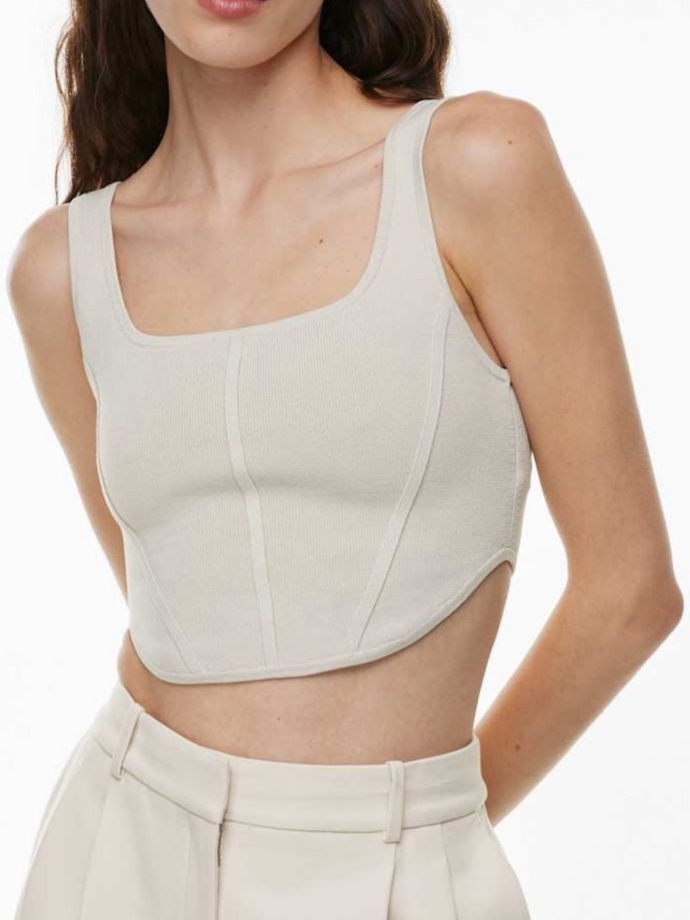 Babaton Sculpt Knit Bustier Tank Size S